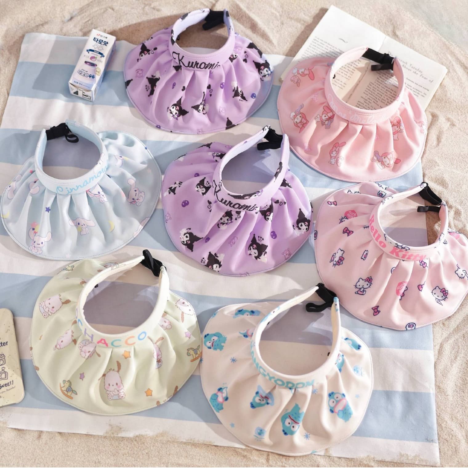 Sanrio Poochie Полиэстеровые детские шляпы с защитой от солнца - изображение 4
