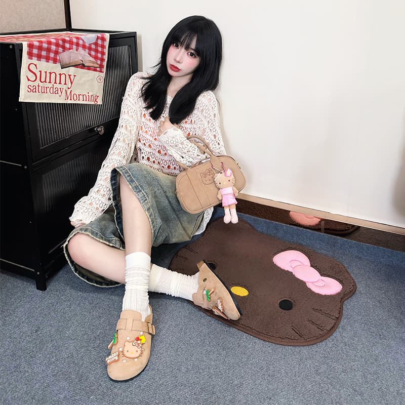 Сандалии Sanrio x Hello Kitty Дышащая обувь Birkenstock Женская - изображение 5