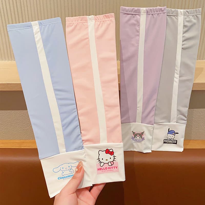 Санрио Cinnamoroll Полиэстеровые тканевые рукавицы с защитой от солнца Унисекс - изображение 6