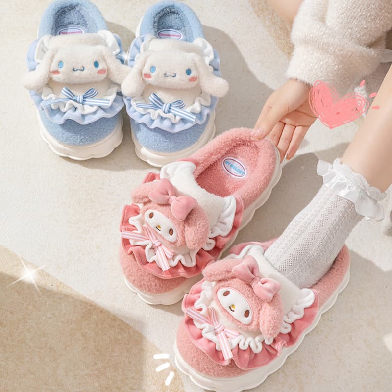 Sanrio x Hello Kitty Хлопковые Тапочки - изображение 4