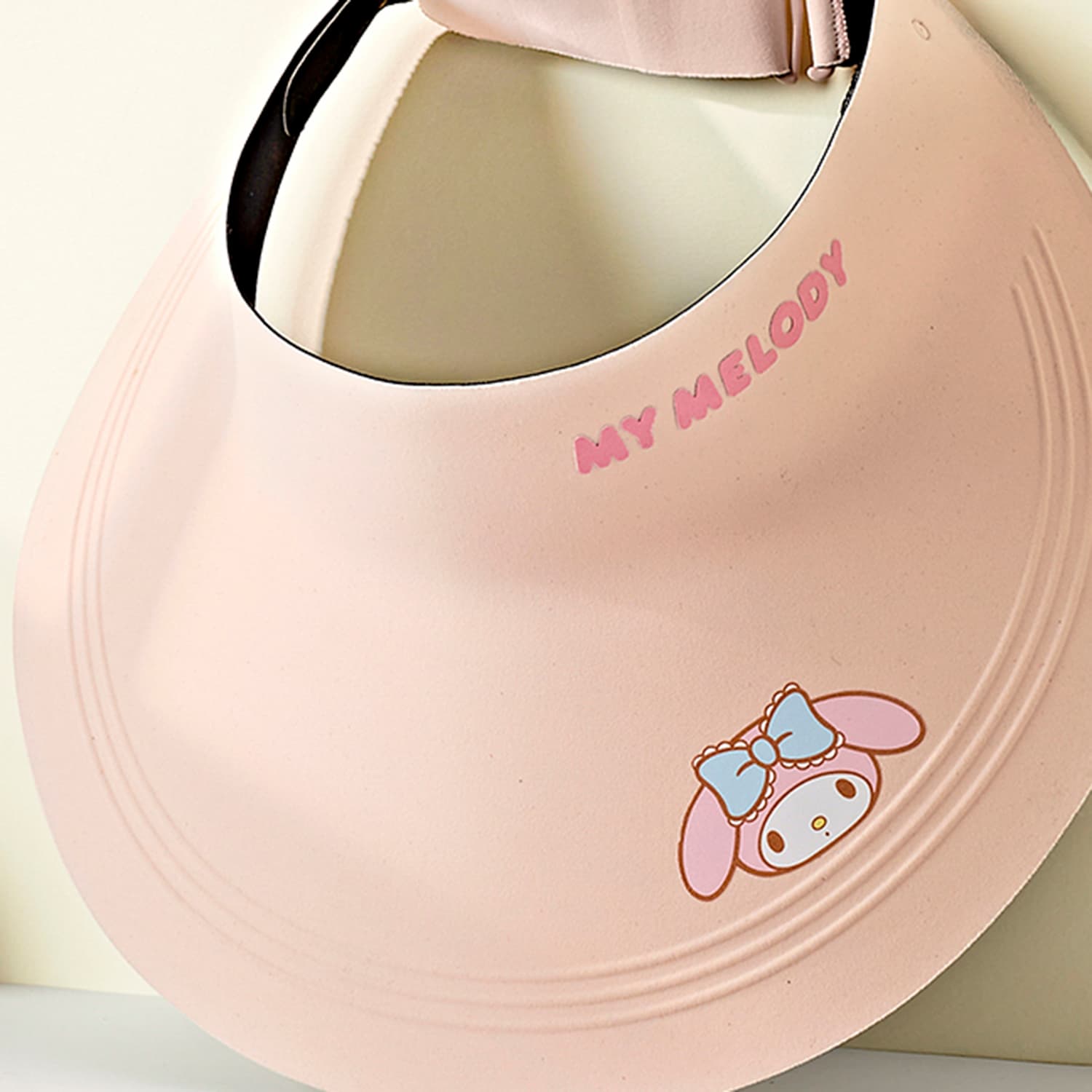 Sanrio My Melody Шляпа с принтом My Melody, милая и симпатичная, модная, универсальная, солнцезащитная, UV-защита, привлекательная, для школьников, 100% полиамид, детский - изображение 5
