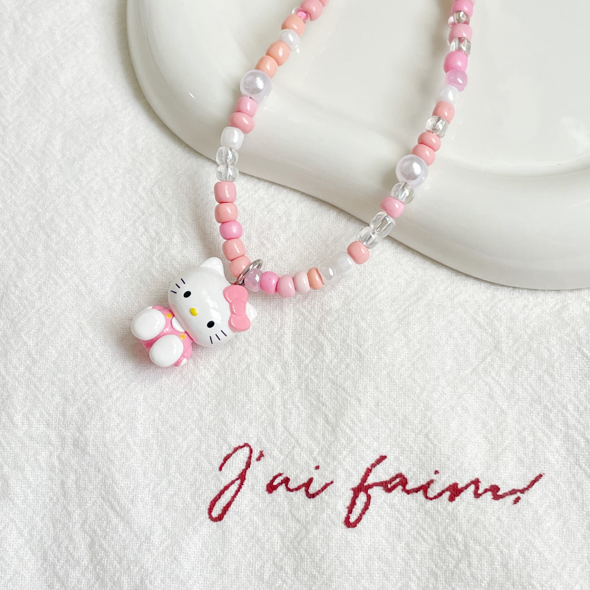 Ожерелье Sanrio x Hello Kitty Акриловые Ожерелья Женские - изображение 3