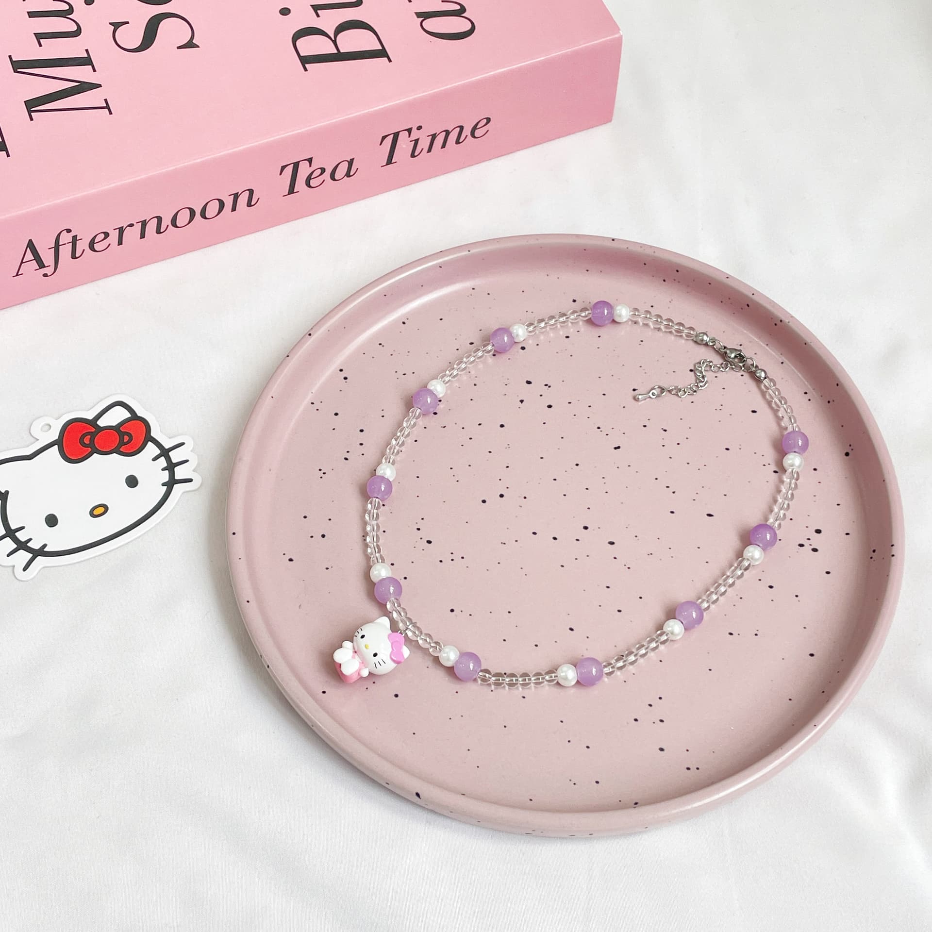 Ожерелье Sanrio x Hello Kitty Акриловые Ожерелья Женские - изображение 5