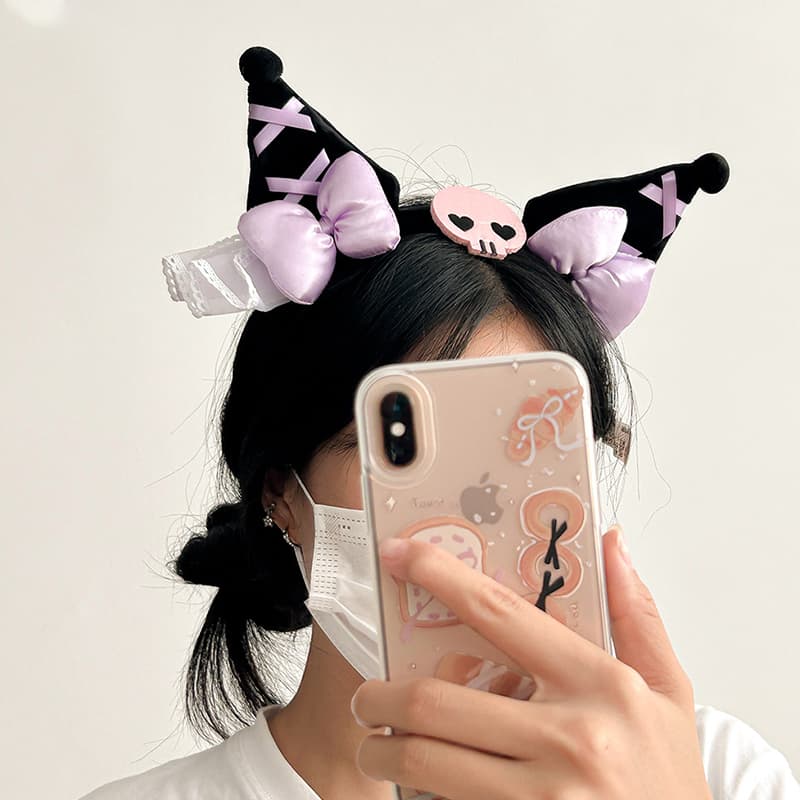 Повязка на голову Sanrio Kurumi Плюшевые Ободки Женские - изображение 3