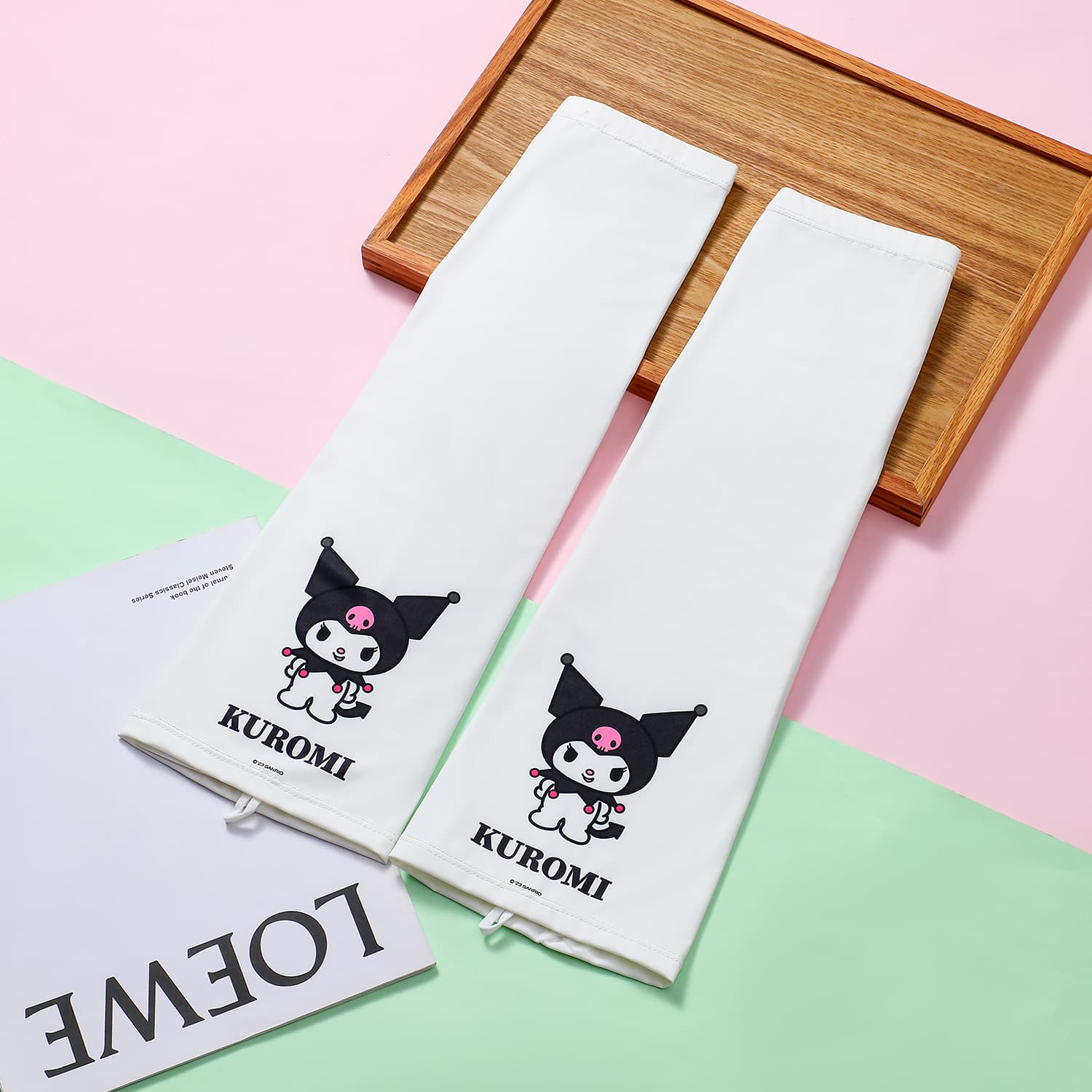 Sanrio x Куроми Очаровательная кукла Рисунок Унисекс Солнцезащитные шляпы с визором 100% полиамид Парный - изображение 6