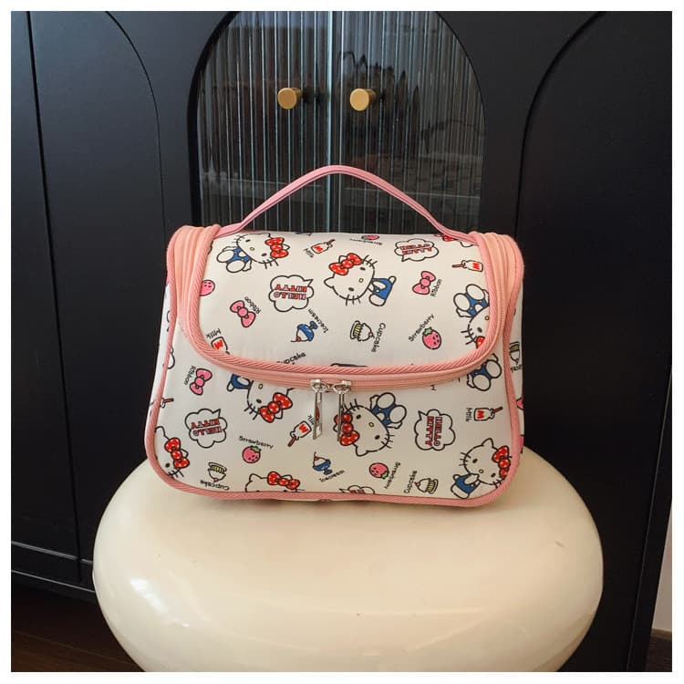 Сумка Sanrio Hello Kitty Холщовая косметичка Сумка Женская Синяя - изображение 4