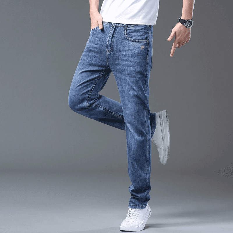 Штаны PIERRE CARDIN Blue Men's Jeans PIERRE CARDIN Синий Мужские Джинсы - изображение 4