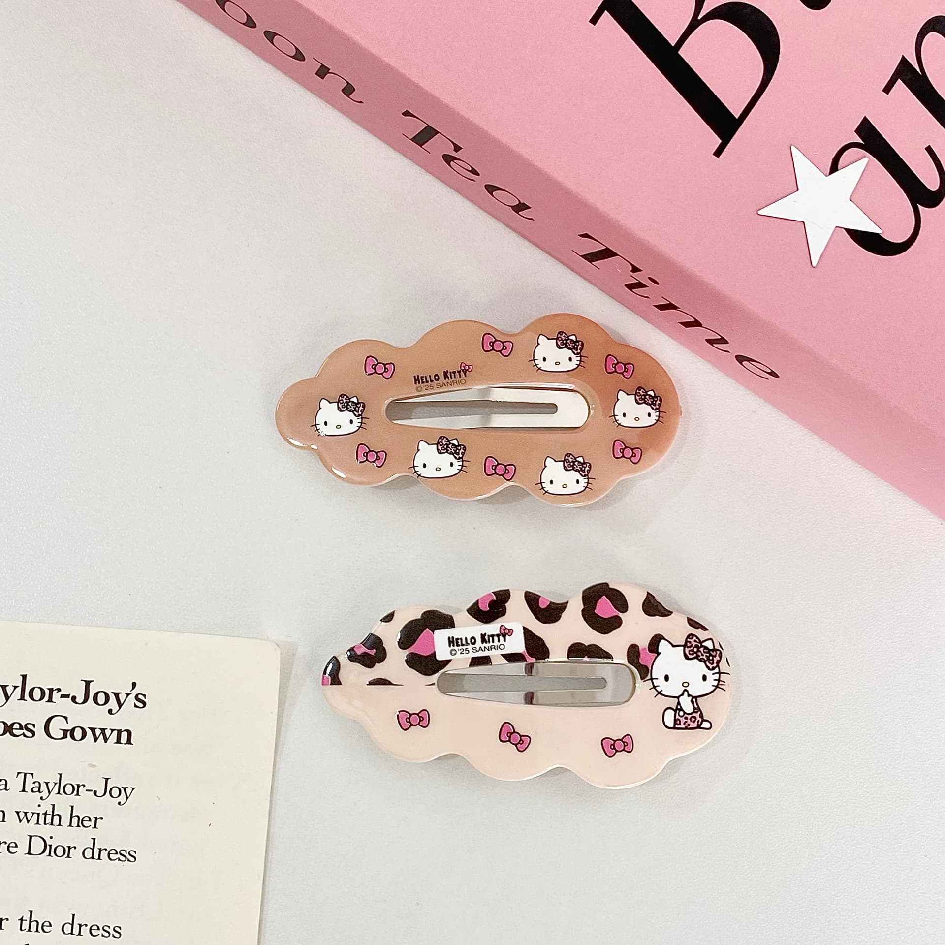 Заколка Санрио Hello Kitty Акриловые заколки для волос Женские - изображение 2
