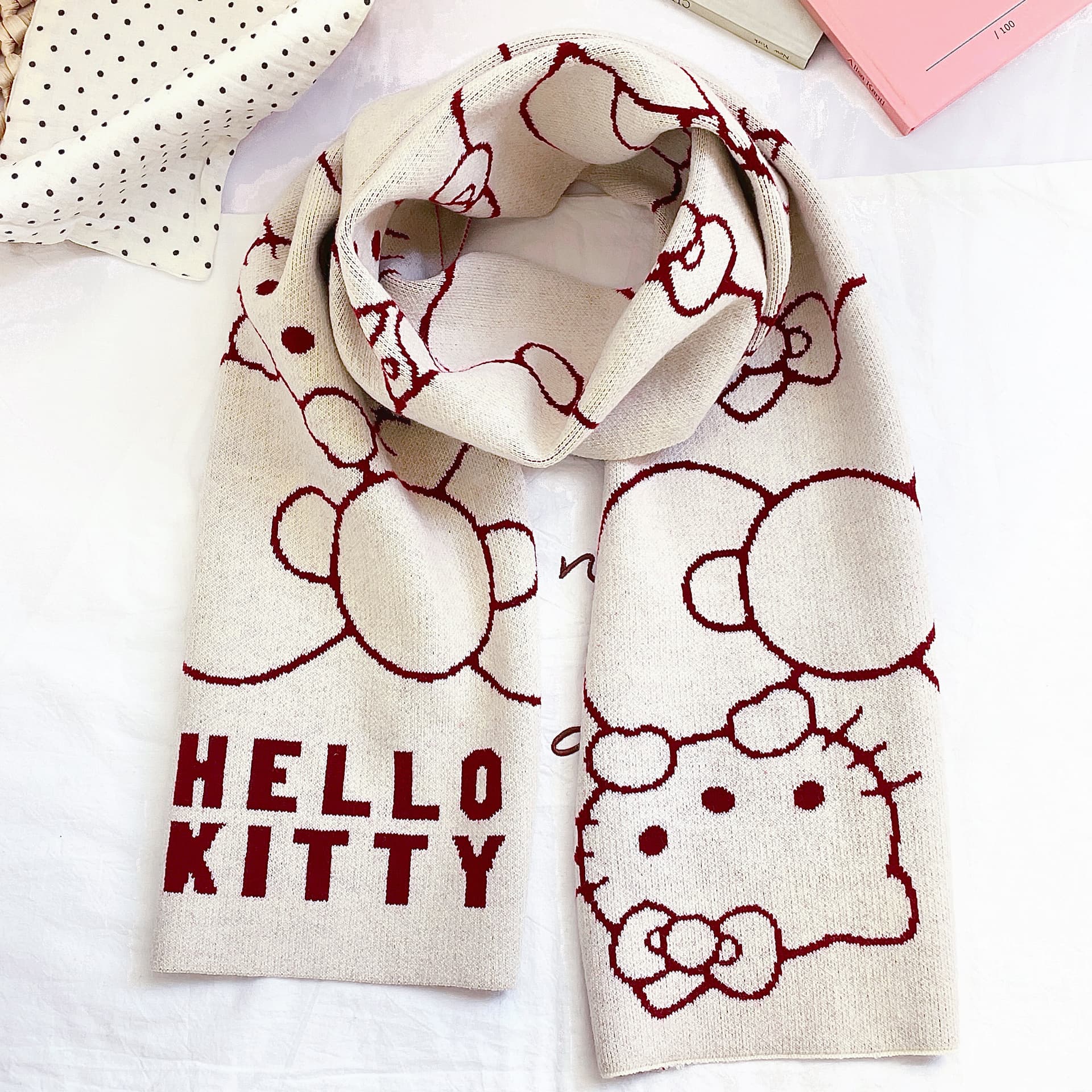 Шарф Sanrio Полиэстер Трикотаж Шарфы Женские - изображение 5