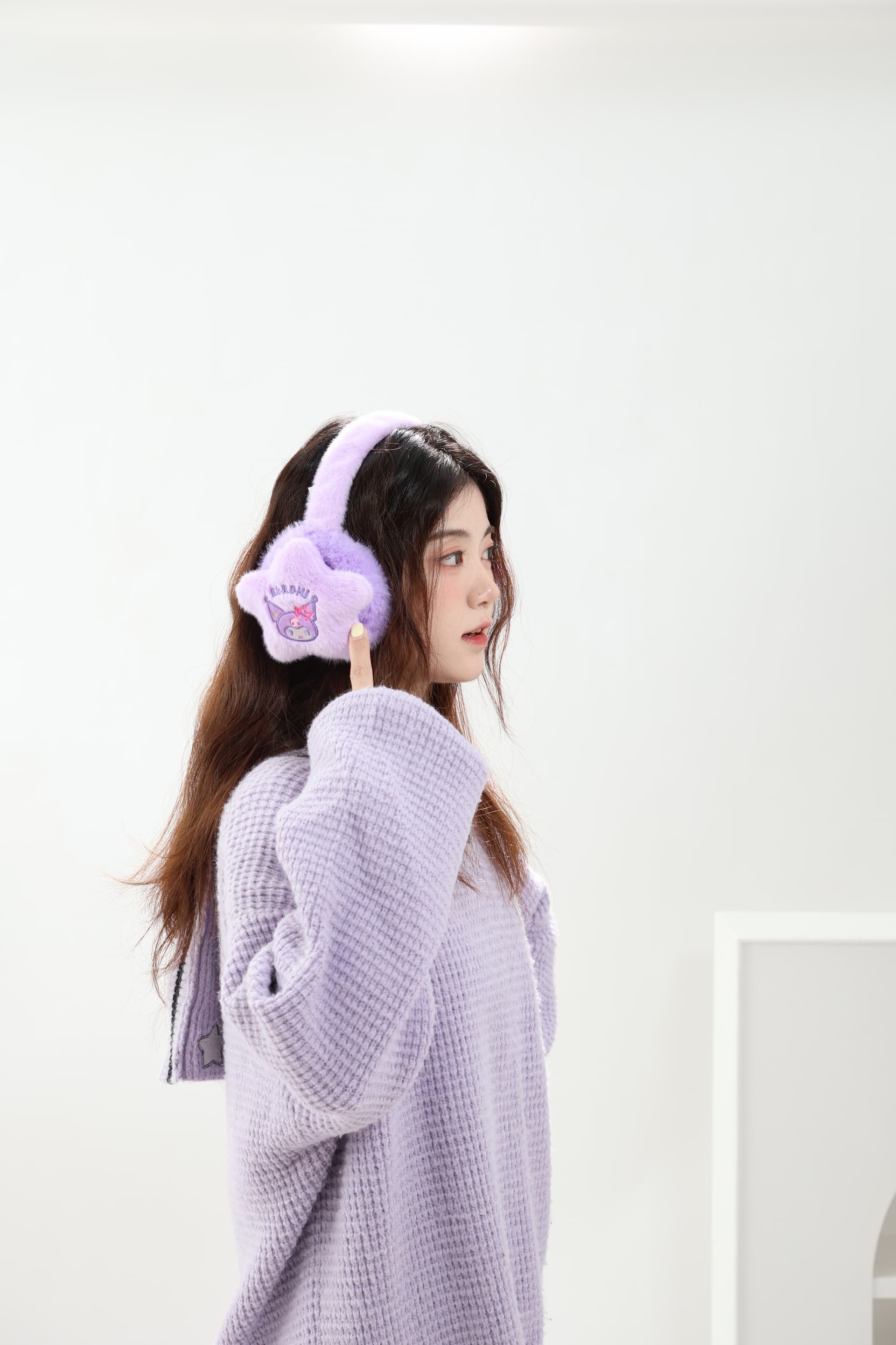 Sanrio Наушники с подвесками из полиэстерового волокна женские - изображение 4