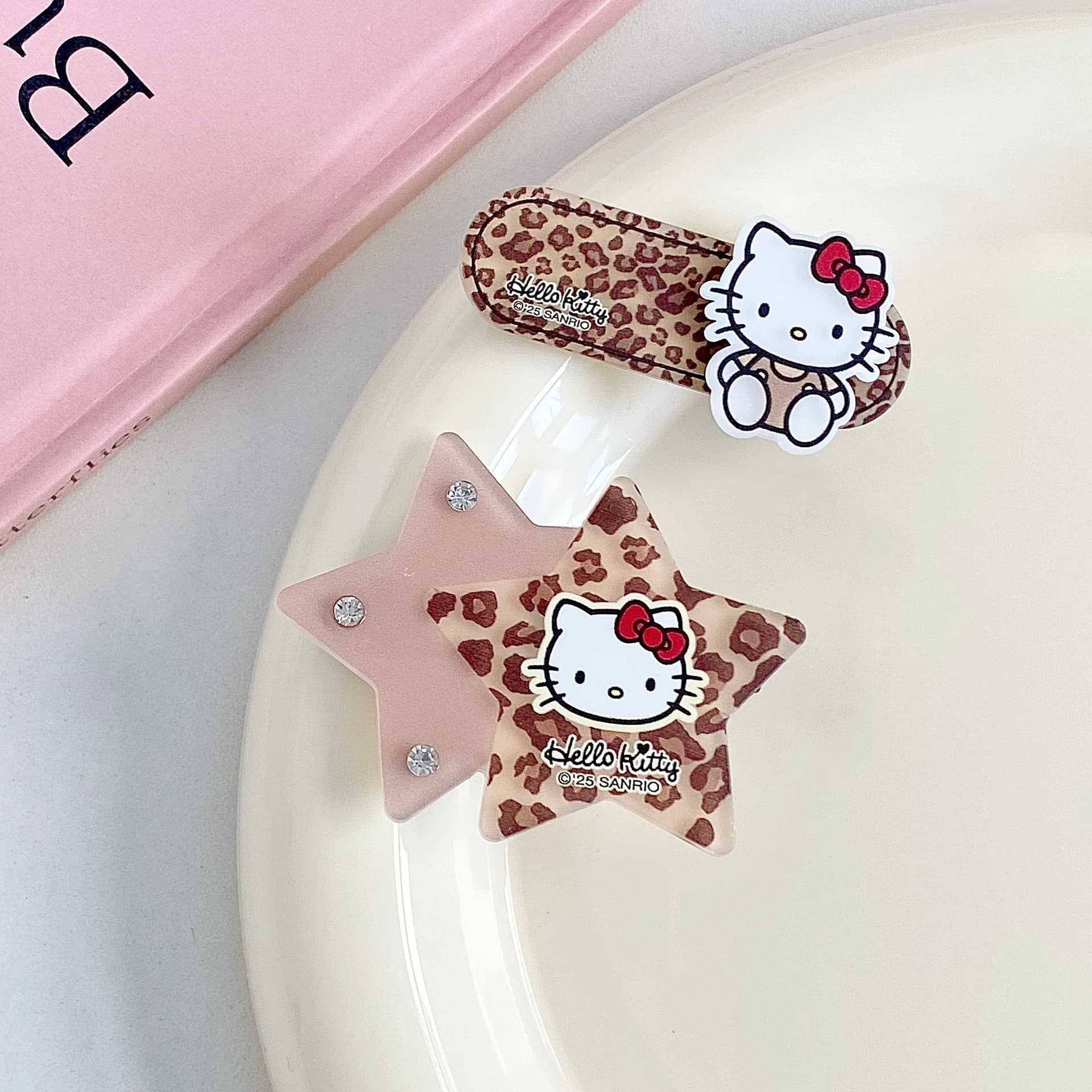 Заколка Sanrio Акриловые заколки для волос Женские - изображение 3