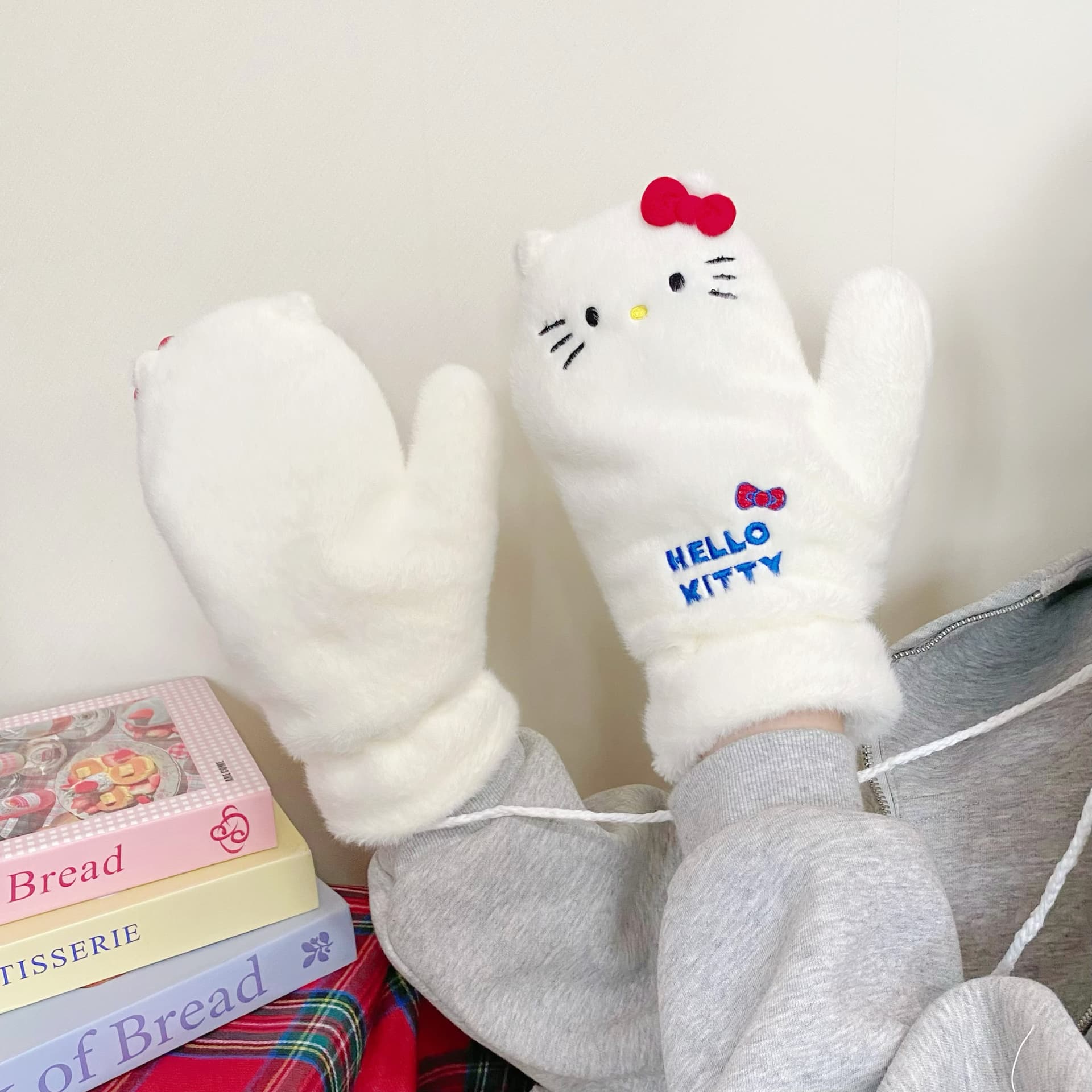 Санрио Hello Kitty Полиэстер Трикотаж Перчатки Женские - изображение 3