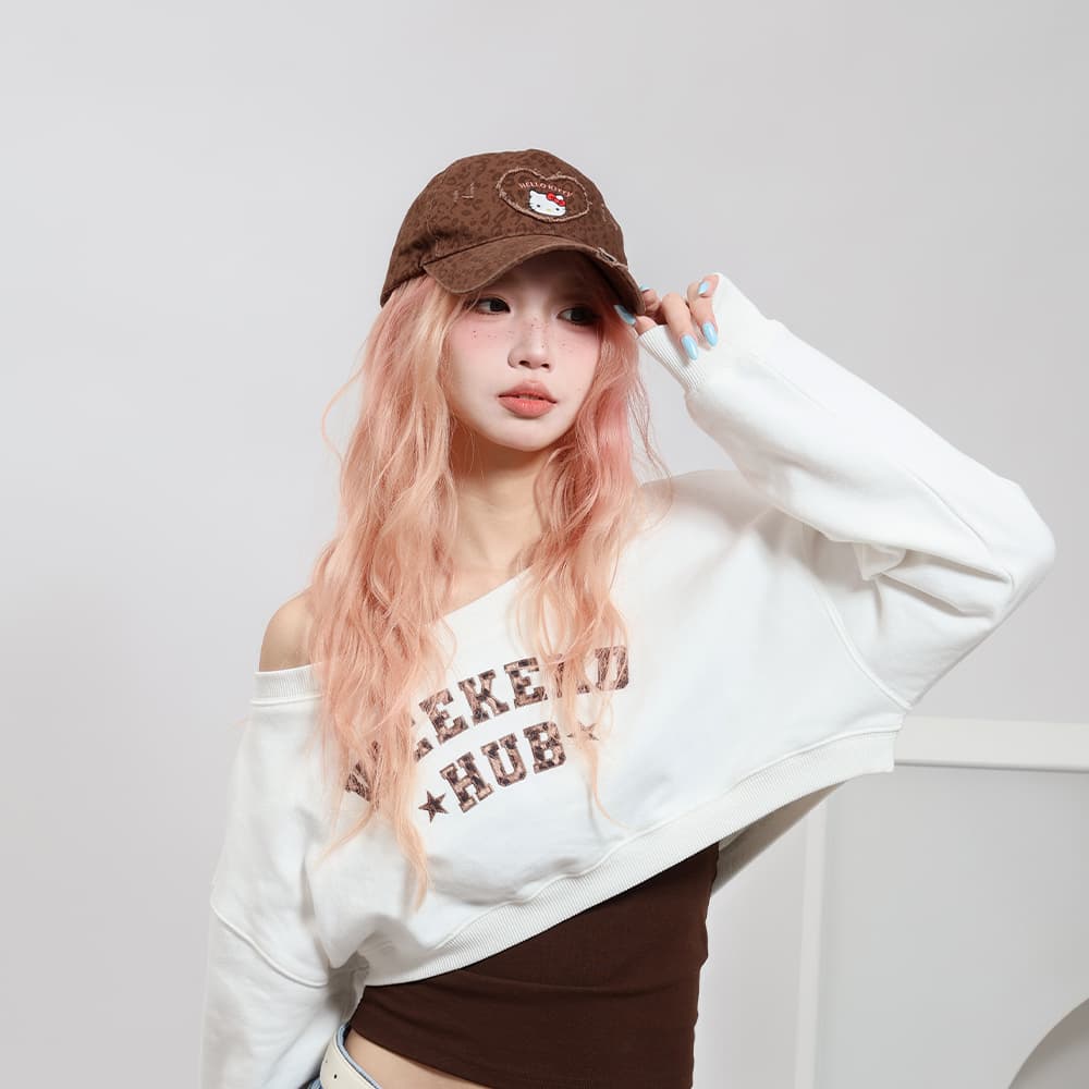 Кепка Sanrio x Hello Kitty Хлопковые Кепки Унисекс - изображение 5