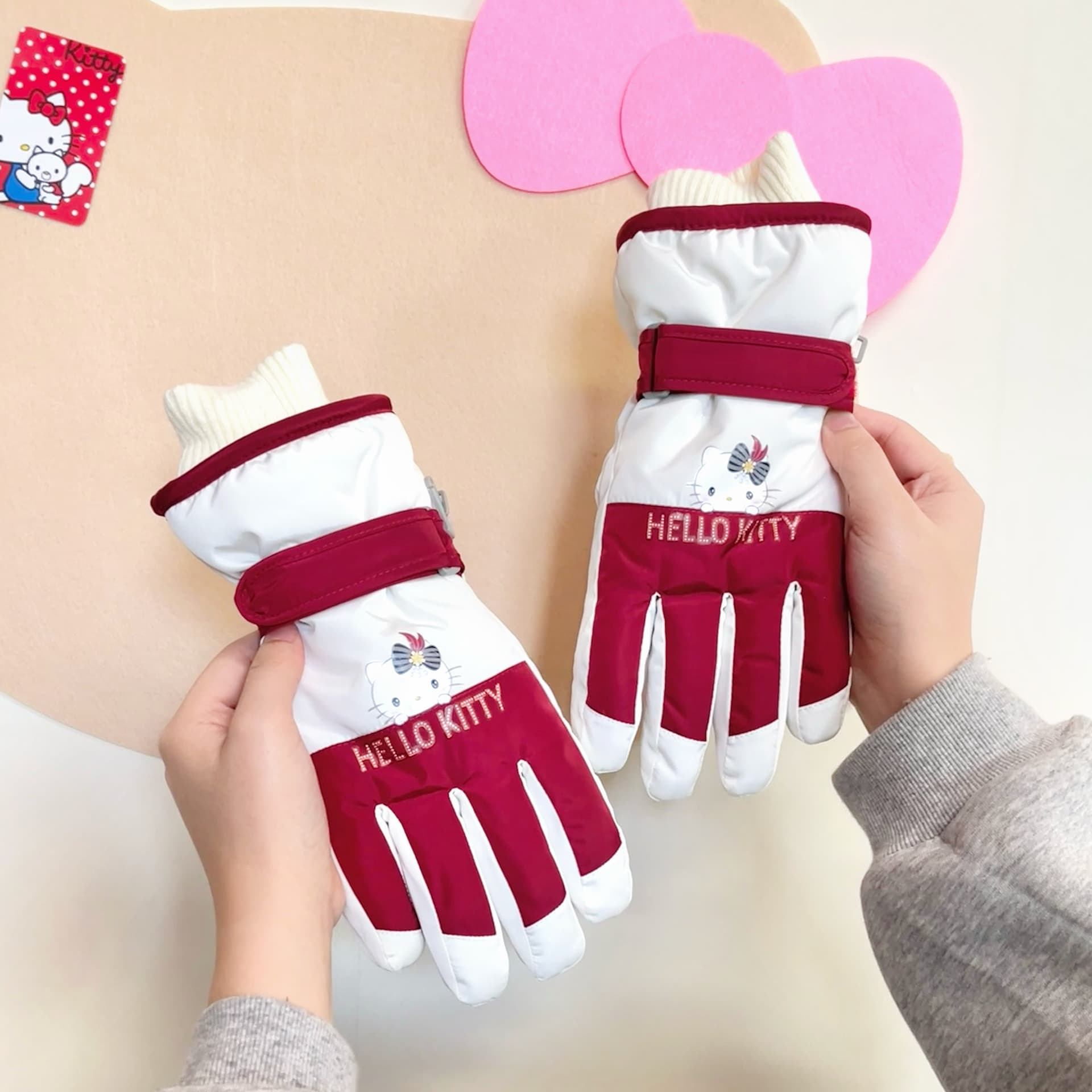 Санрио Hello Kitty Полиэстер Спортивные Перчатки Женские - изображение 5