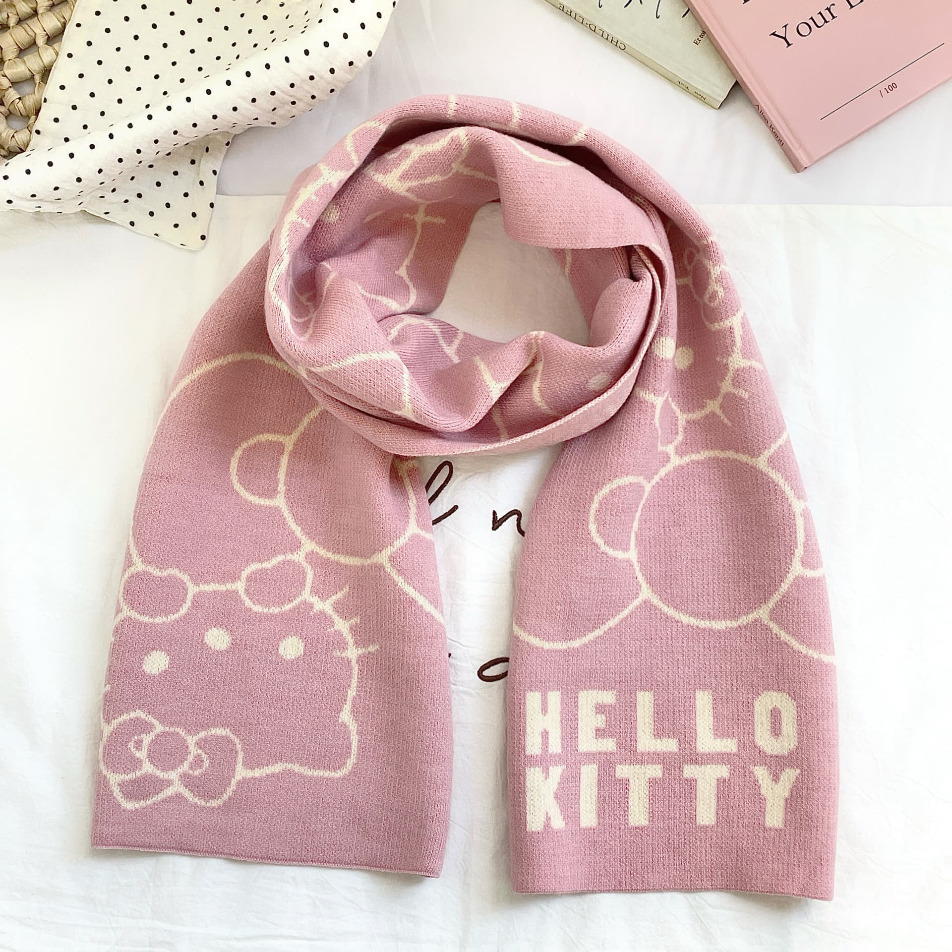 Шарф Sanrio Полиэстер Трикотаж Шарфы Женские - изображение 4