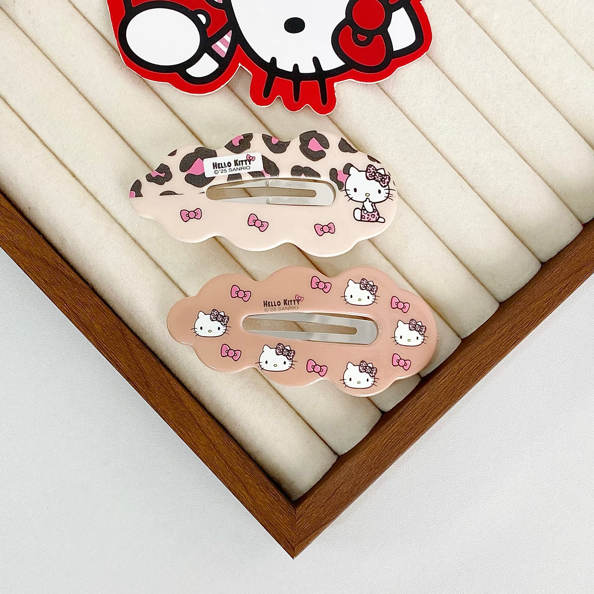 Заколка Санрио Hello Kitty Акриловые заколки для волос Женские - изображение 4