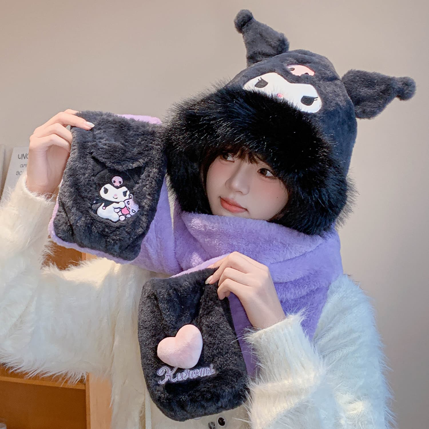 Sanrio Полиэстер Волокно Капюшоны и Плюшевые Шапки Унисекс - изображение 3