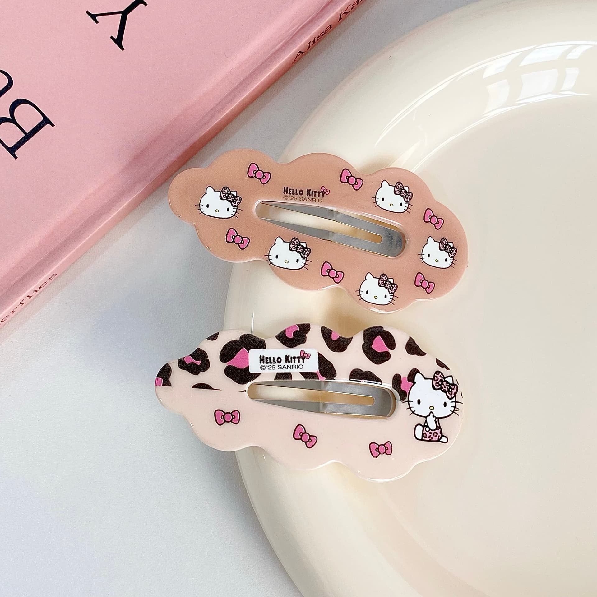 Заколка Санрио Hello Kitty Акриловые заколки для волос Женские - изображение 3