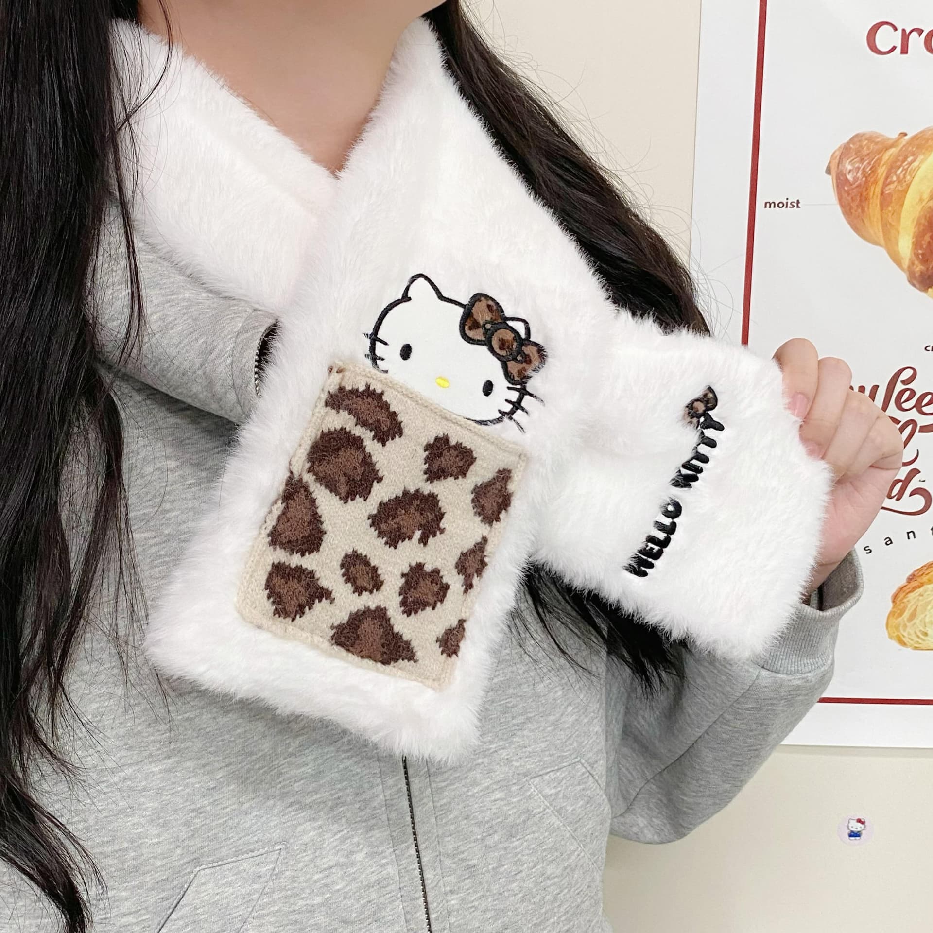 Шарф Sanrio Полиэстер Трикотаж Шарфы Женские - изображение 9