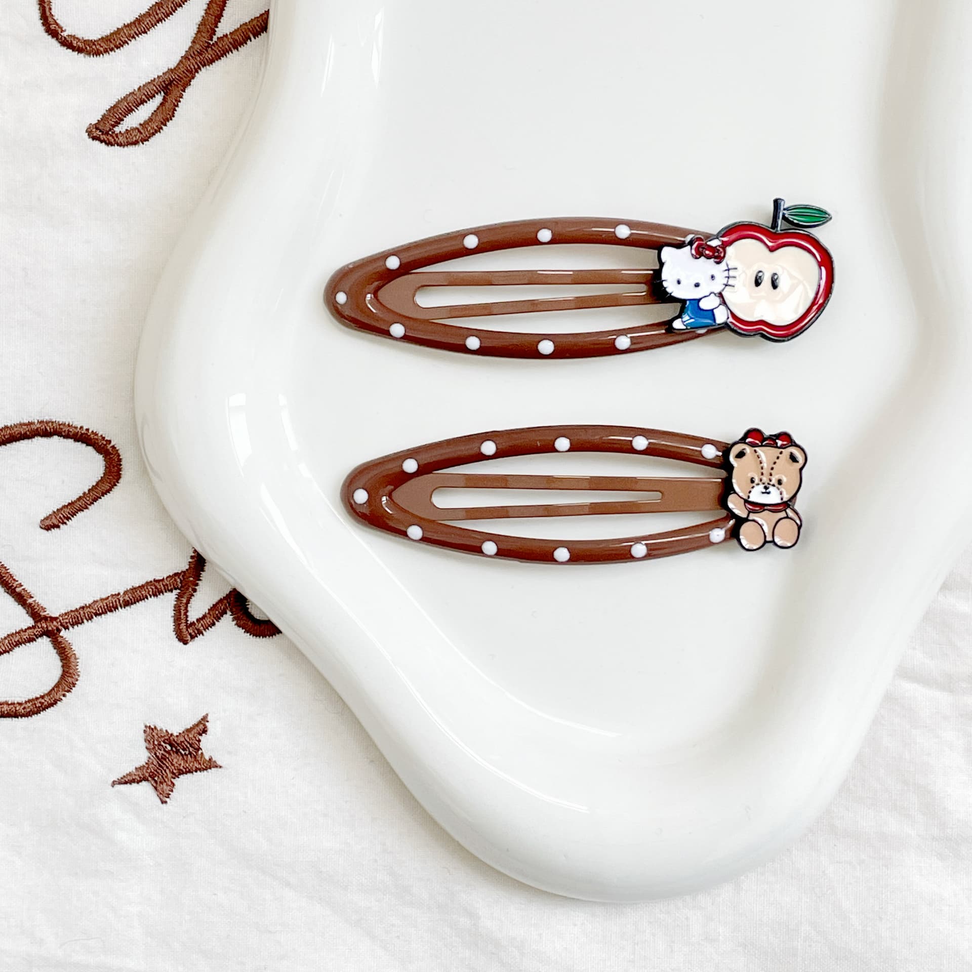 Заколка Санрио Hello Kitty Акриловые заколки для волос Женские - изображение 4