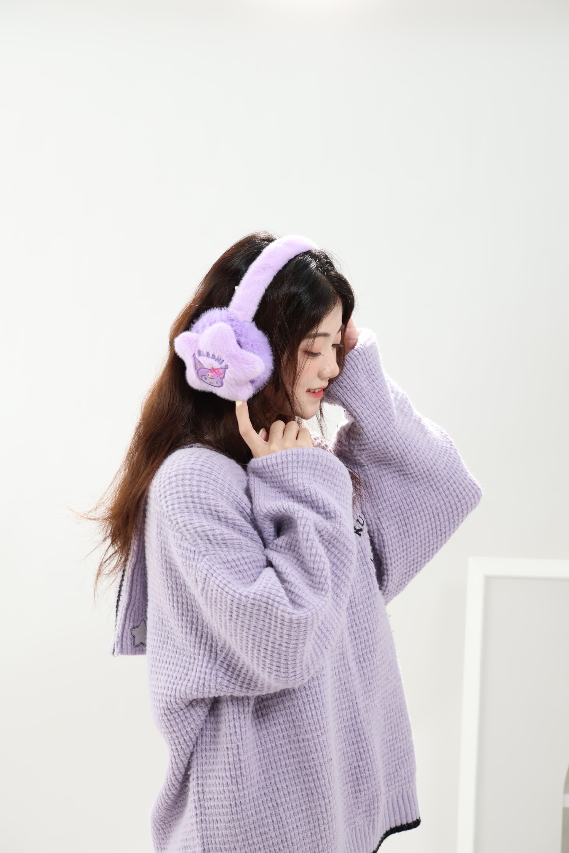 Sanrio Наушники с подвесками из полиэстерового волокна женские - изображение 5