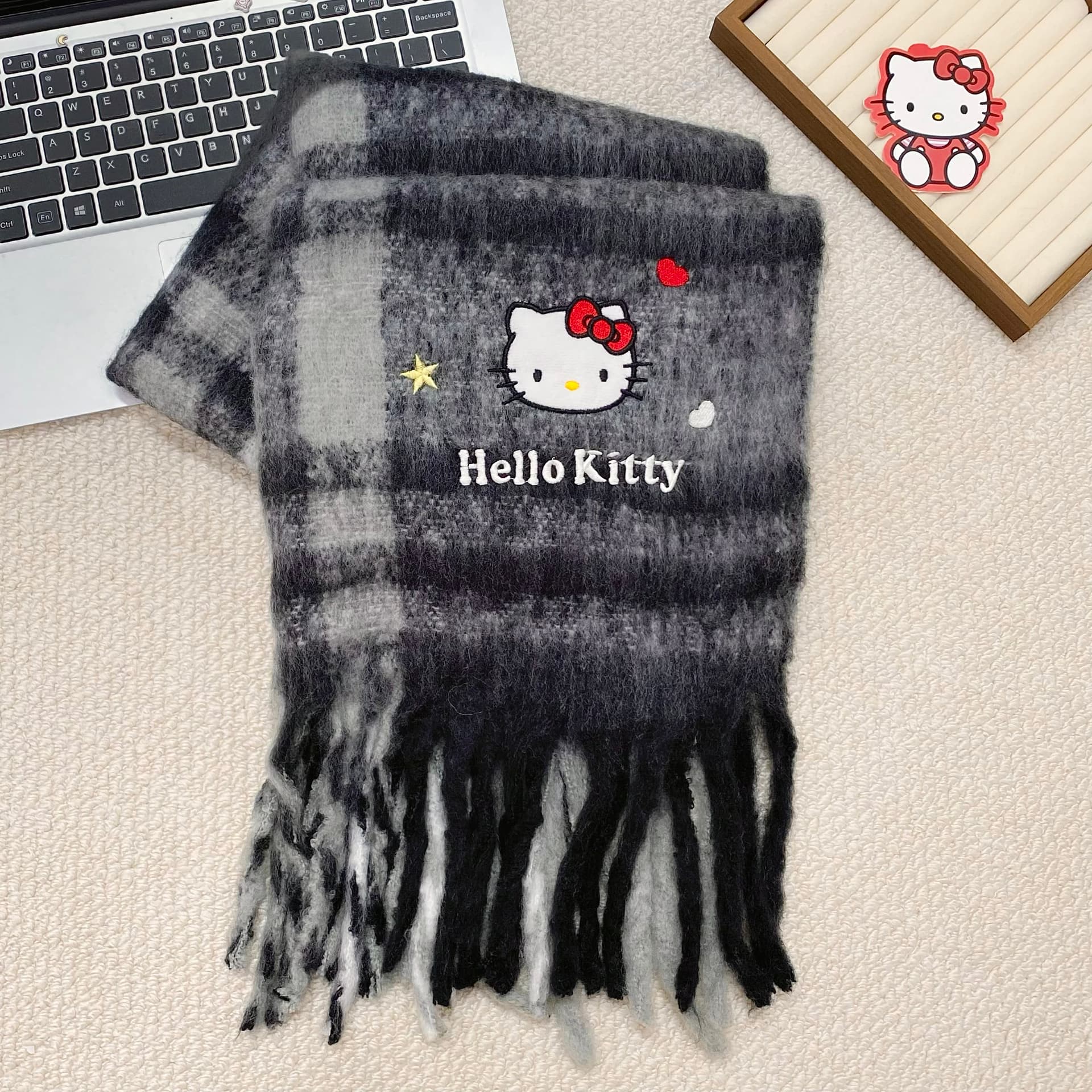 Шарф Sanrio Полиэстер Трикотаж Шарфы Унисекс - изображение 4