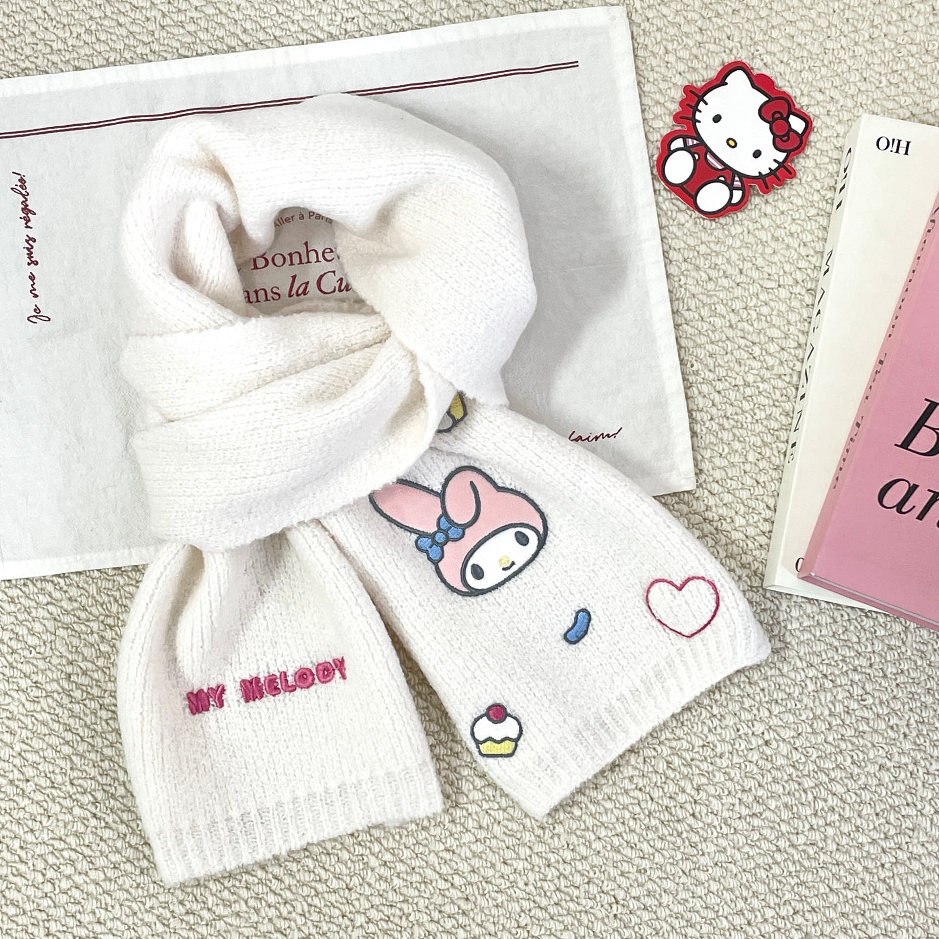 Шарф Sanrio Полиэстер Трикотаж Шарфы Женские - изображение 4