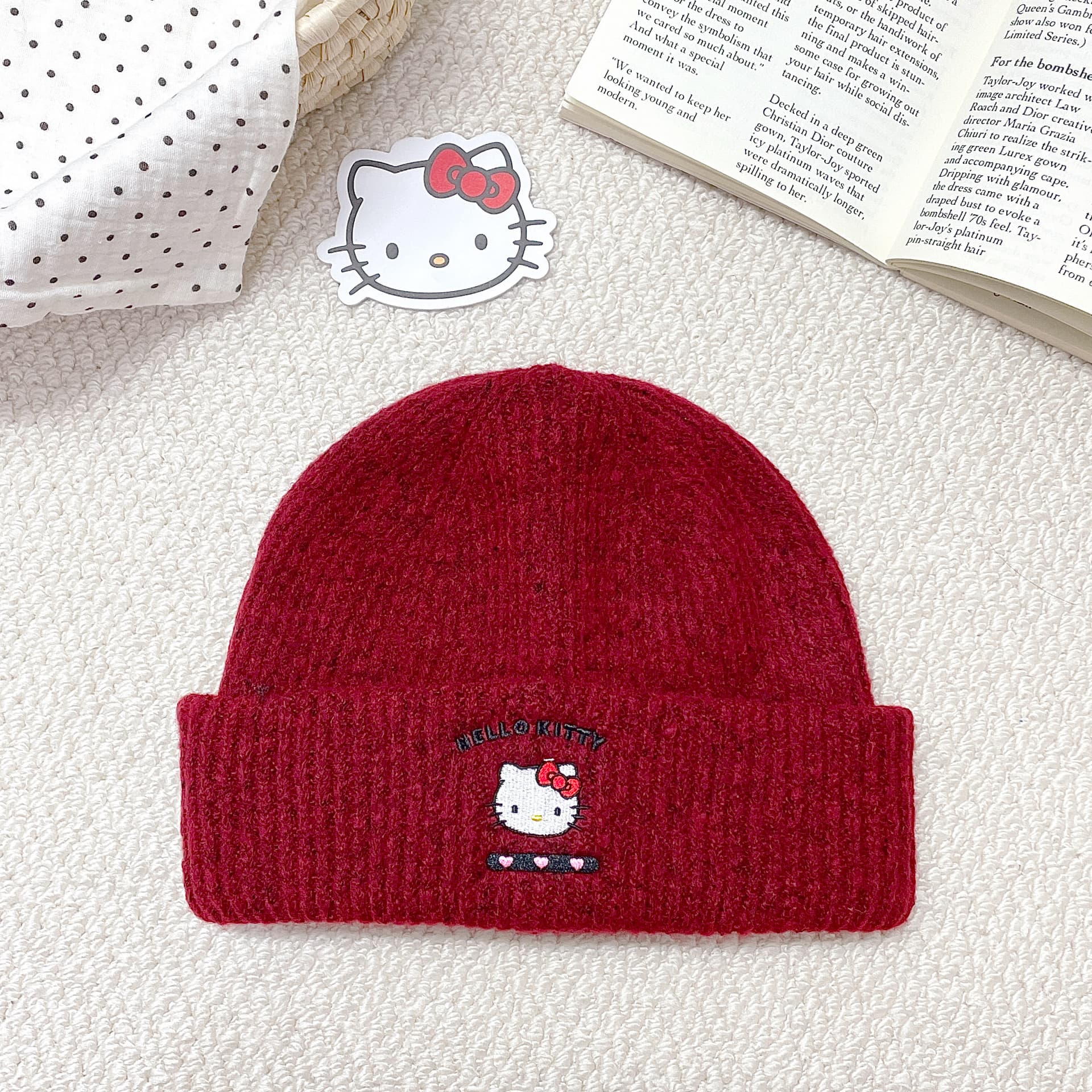 Шапка Sanrio Полиэстер Волокно Шапка Женская - изображение 3