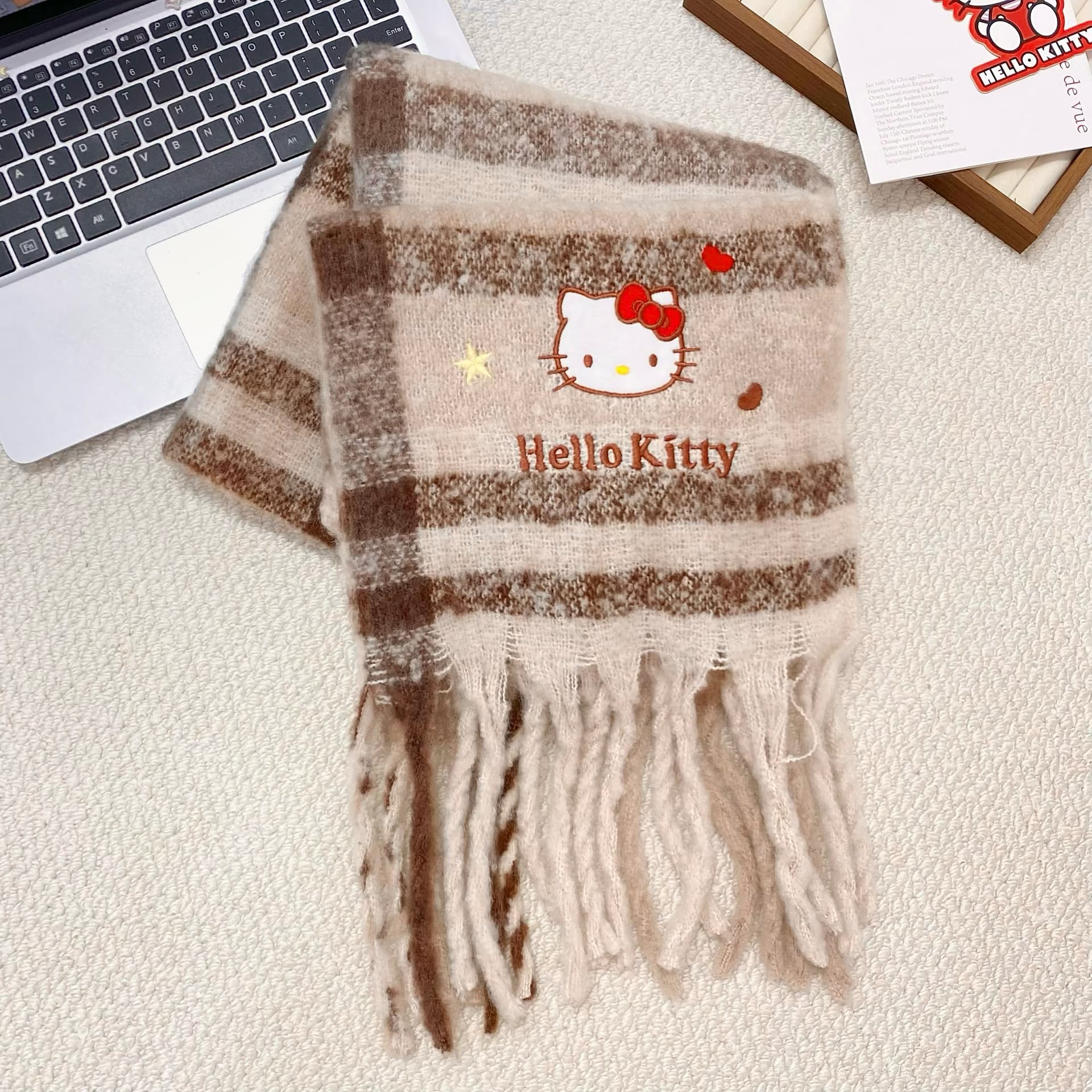 Шарф Sanrio Полиэстер Трикотаж Шарфы Унисекс - изображение 3