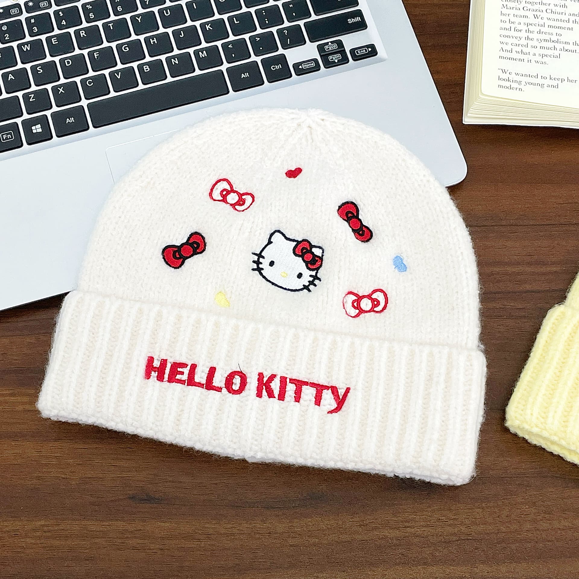 Шапка Санрио Hello Kitty Полиэстеровая Шапка-бини Женская - изображение 5