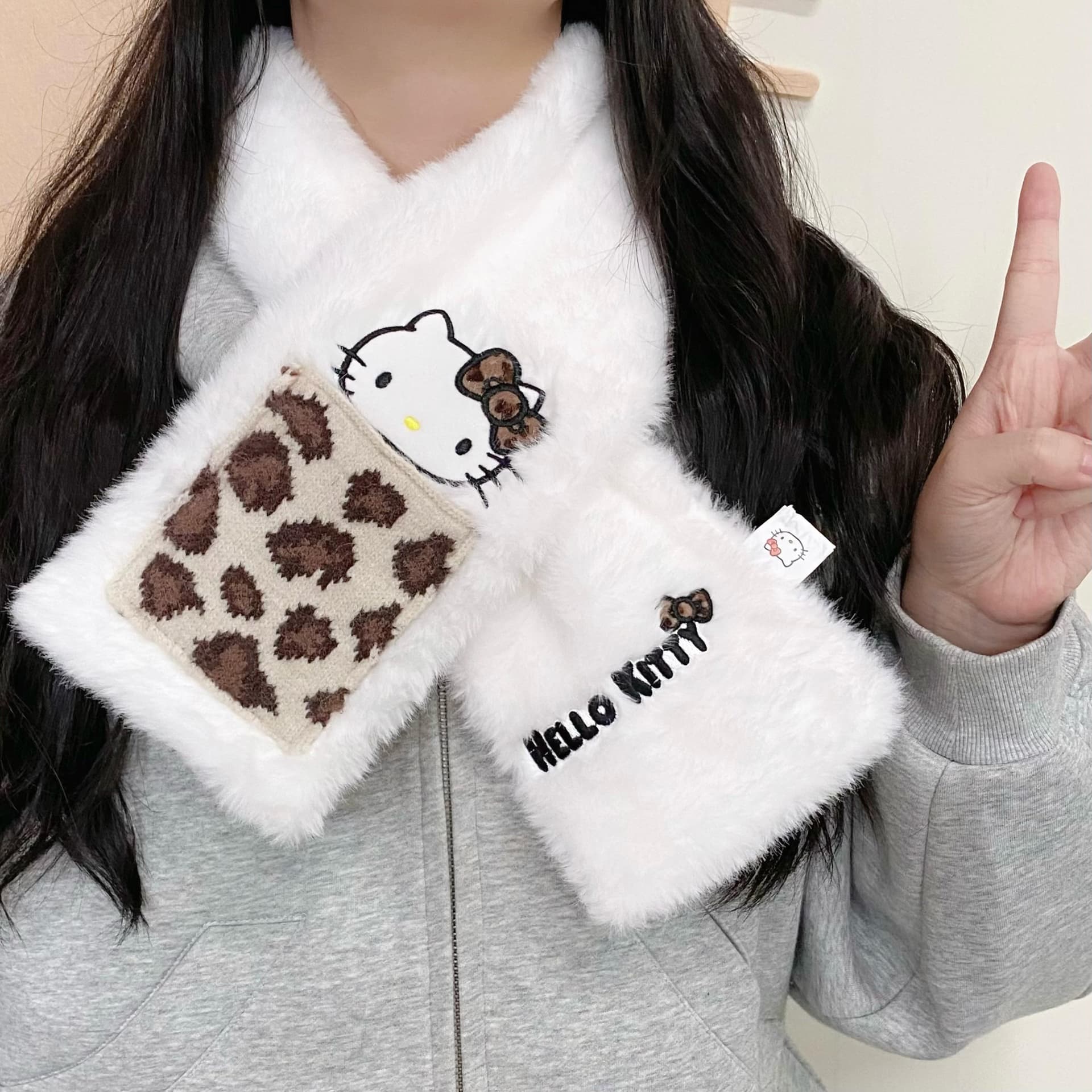 Шарф Sanrio Полиэстер Трикотаж Шарфы Женские - изображение 7