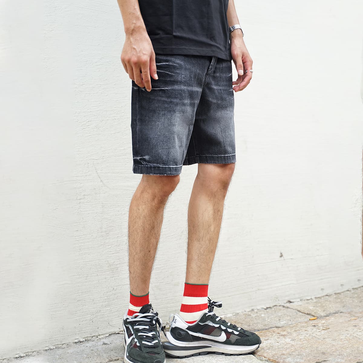 Джинсовые шорты 23R+ Denim Shorts Black - изображение 7