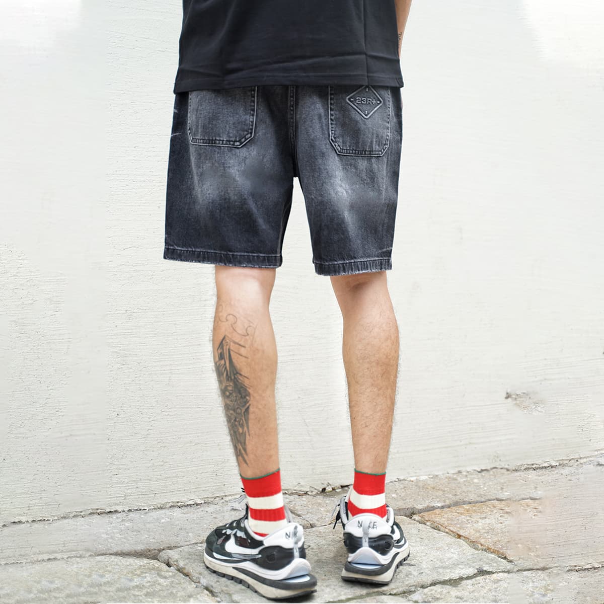 Джинсовые шорты 23R+ Denim Shorts Black - изображение 6