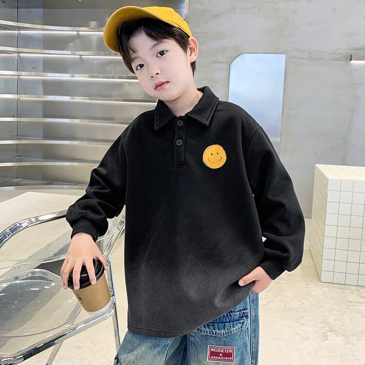 BOBBY ABLEY Выцветший черный Kids Толстовки - изображение 3