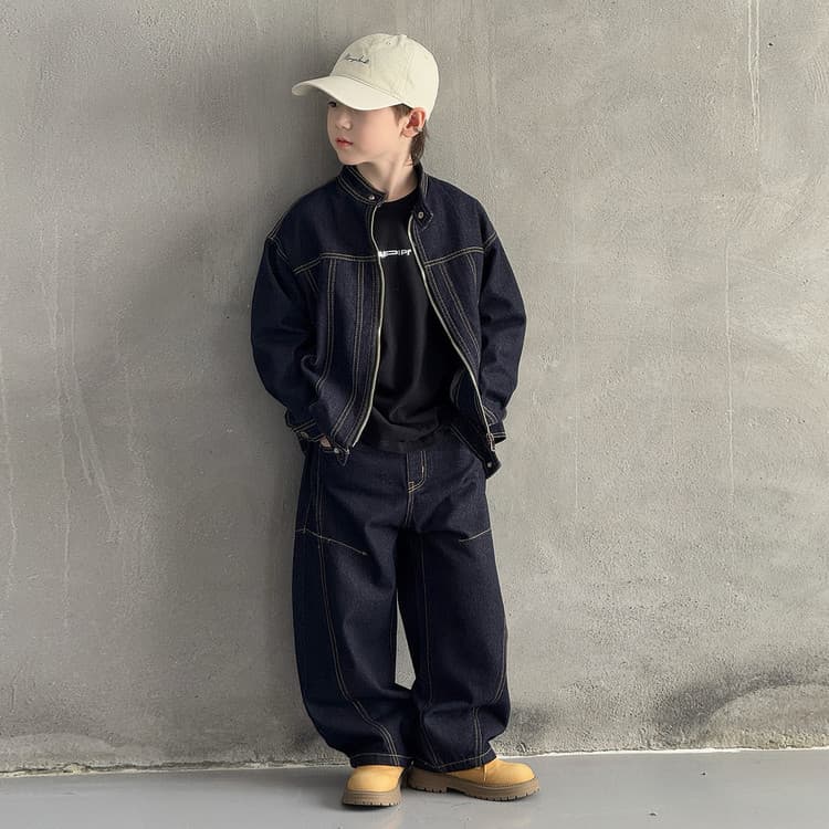 BOBBY ABLEY Темно-синий Kids Повседневные спортивные костюмы Наборы - изображение 5
