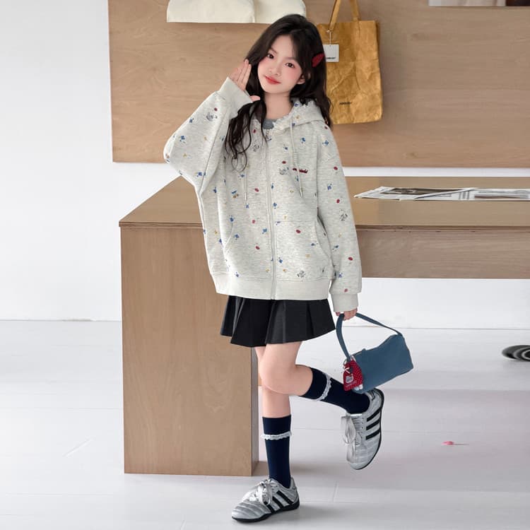BOBBY ABLEY Вересковый серый Kids Толстовки - изображение 5