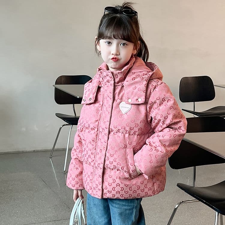 BOBBY ABLEY Розовый Kids Утеплённые куртки - изображение 4