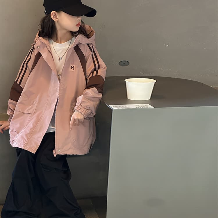 BOBBY ABLEY Розовый Kids Куртки - изображение 3