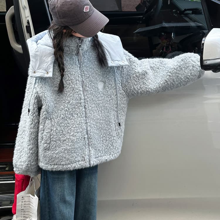 BOBBY ABLEY Синий Kids Утеплённые куртки - изображение 4
