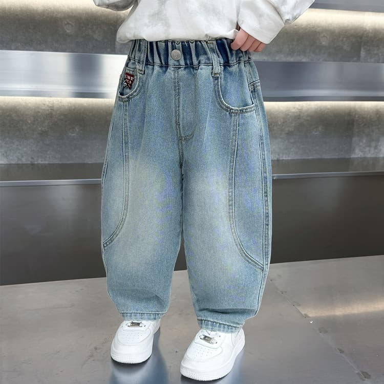 BOBBY ABLEY Светло-синий Kids Джинсы - изображение 7