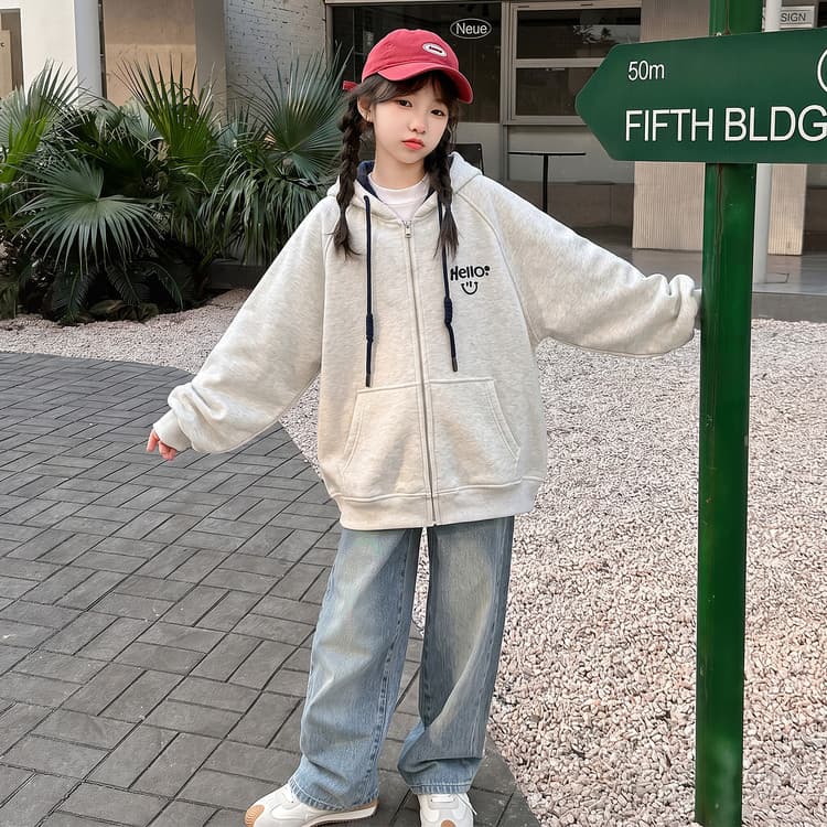 BOBBY ABLEY Серый Kids Толстовки - изображение 3