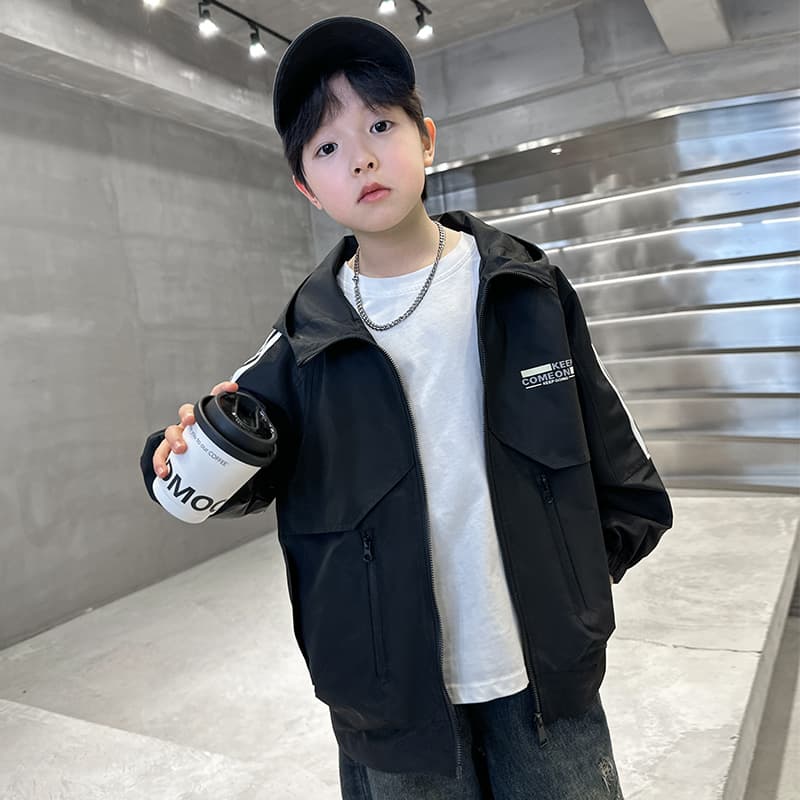 BOBBY ABLEY Черный Kids Куртки - изображение 5