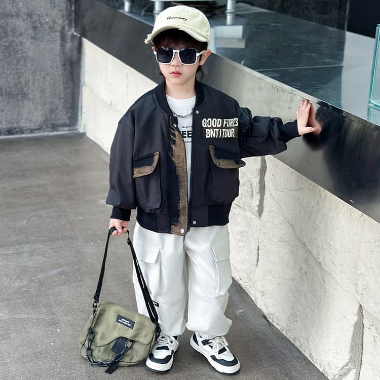 BOBBY ABLEY Черный Kids Куртки - изображение 5