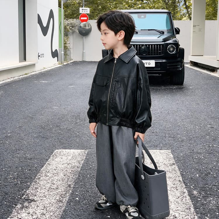 BOBBY ABLEY Черный Kids Куртки - изображение 4