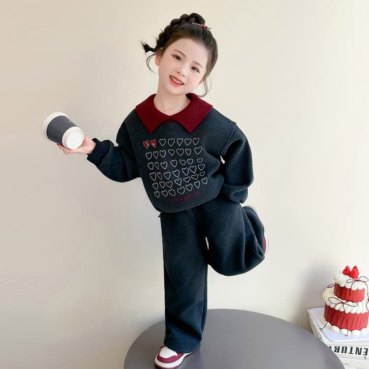 BOBBY ABLEY Черно-серый Kids Повседневные спортивные костюмы Наборы - изображение 4