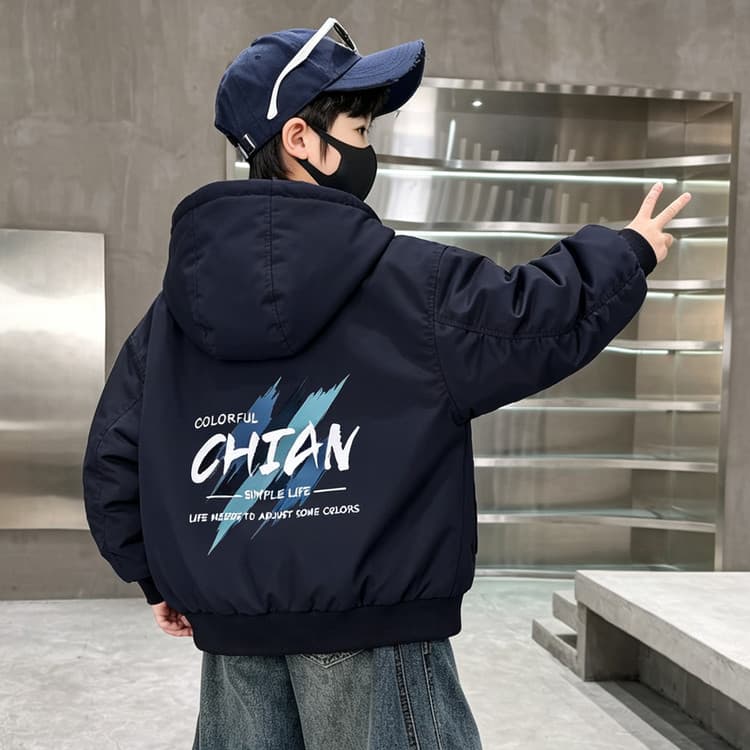 BOBBY ABLEY Cyan (С подушечками) Kids Утеплённые куртки - изображение 3