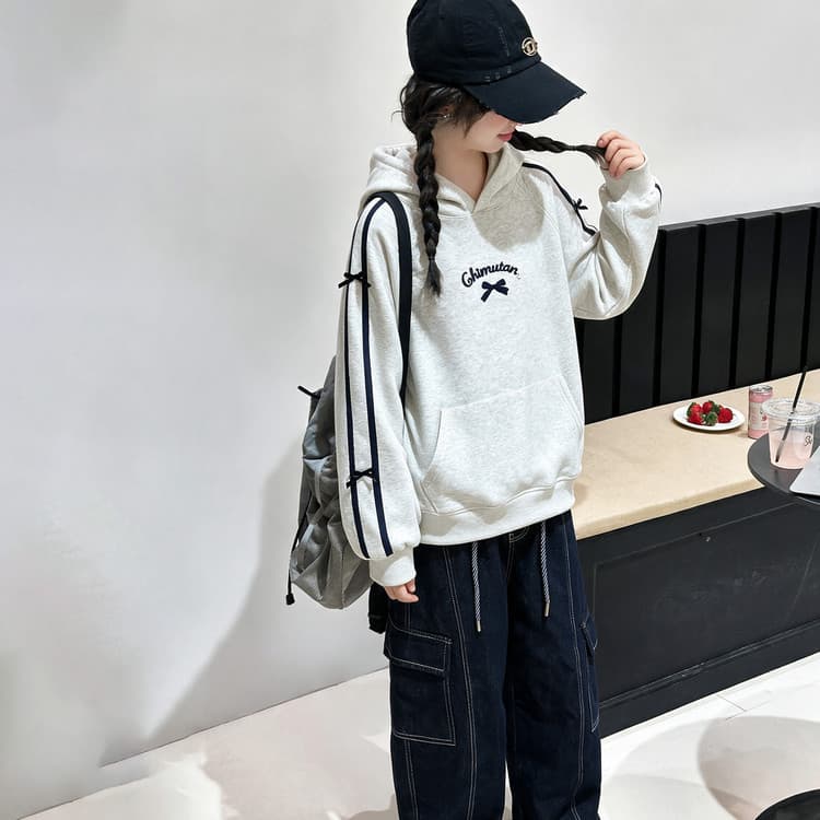 Кофта BOBBY ABLEY Серый Свитшот Kids Толстовки - изображение 3