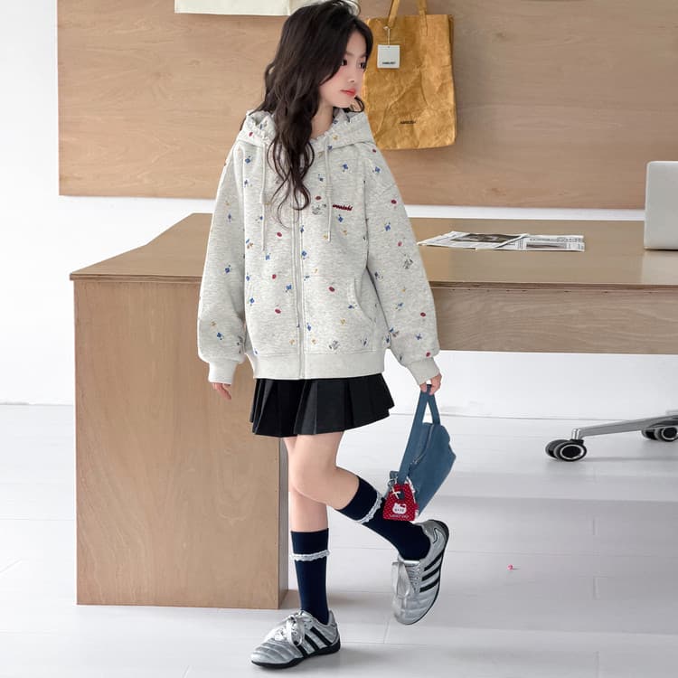 BOBBY ABLEY Вересковый серый Kids Толстовки - изображение 7