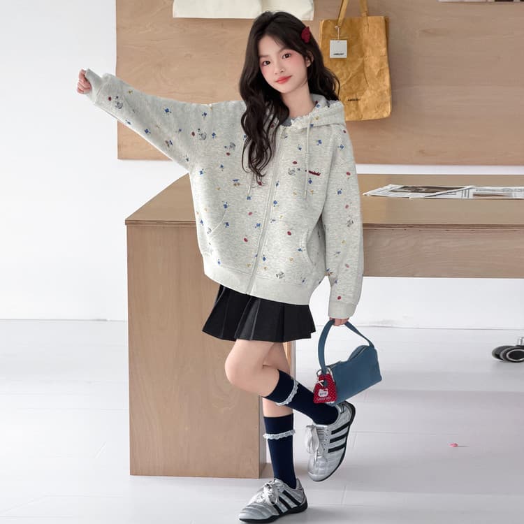 BOBBY ABLEY Вересковый серый Kids Толстовки - изображение 6