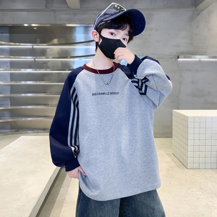 BOBBY ABLEY Серый Kids Толстовки - изображение 2